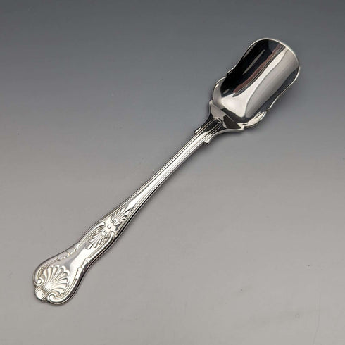 British Vintage Silver Plated Fruit Spoon Past Times Paper Box