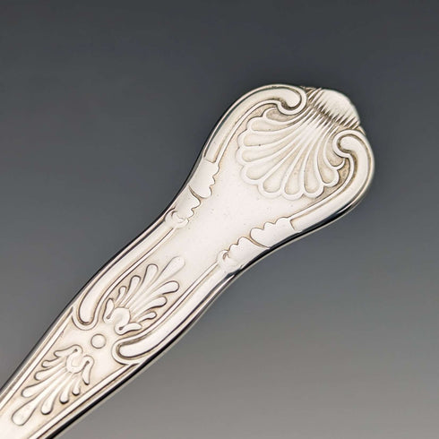 British Vintage Silver Plated Fruit Spoon Past Times Paper Box