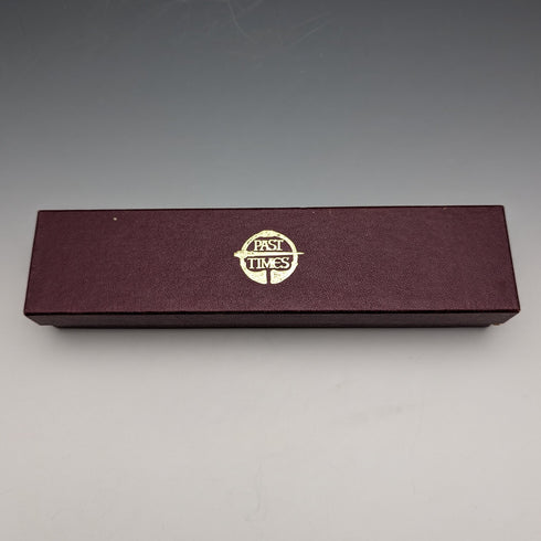 英国ヴィンテージ シルバープレート製 クランベリースプーン Past Times 紙箱入り