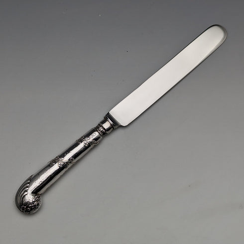 1905 年英國古董純銀手柄茶刀 5 件套由 John Biggin 設計,附盒裝