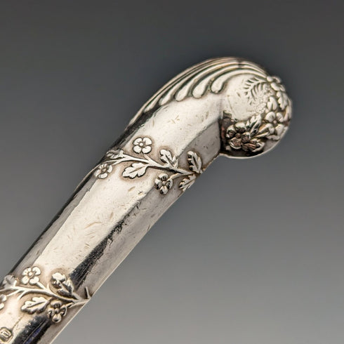 1905 年英國古董純銀手柄茶刀 5 件套由 John Biggin 設計,附盒裝