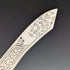Late 19th Century British Antique White Pearl Handle Butter Knife Pair John Sanderson Case Included