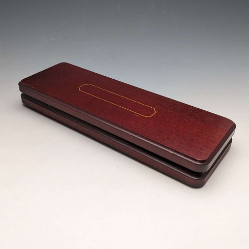 Vintage Sterling Silver Letter Opener & Ballpoint Pen Set in Wooden Case