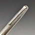 Circa 1970 British Vintage Yard O' Red Sterling Silver Propelled Pencil & Ballpoint Pen