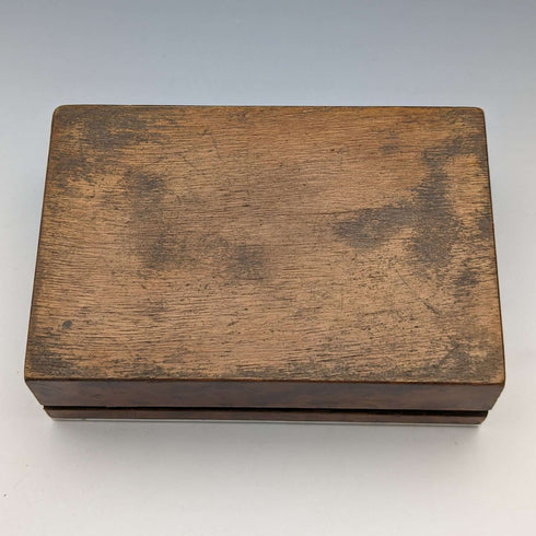 Vintage Italian 800 Silver Lid Box Trinket Case