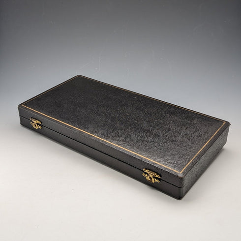 約 1915 年英國古董鍍銀餐具一對 George Cutts & Sons