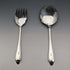 Circa 1915 British Antique Silver Plated Serving Cutlery Pair George Cutts & Sons
