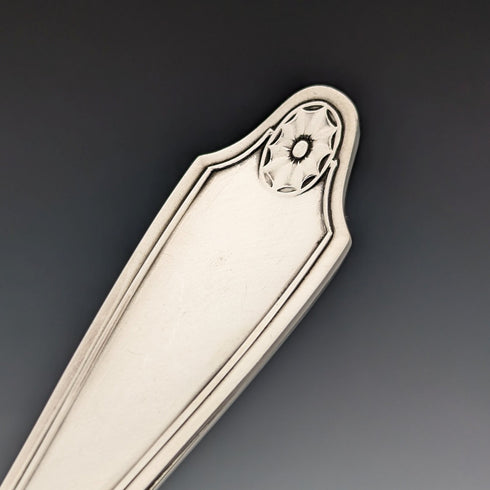 約 1915 年英國古董鍍銀餐具一對 George Cutts & Sons