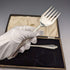 Circa 1915 British Antique Silver Plated Serving Cutlery Pair George Cutts & Sons