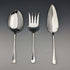 Circa 1920 British Antique Silver Plated Serving Cutlery Trio Allen & Darwin
