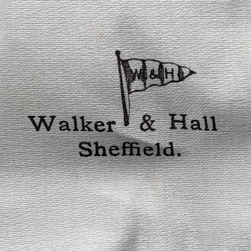 Circa 1930 British Vintage Silver Plated Serving Cutlery Trio Walker&Hall