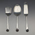 Circa 1930 British Vintage Silver Plated Serving Cutlery Trio Walker&Hall