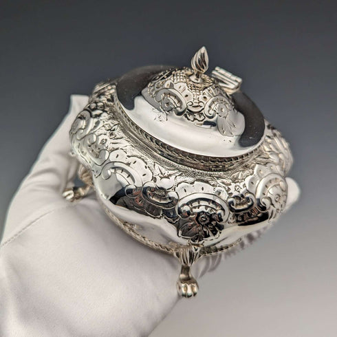 1903 年英國古董純銀茶盒 196 克 Thomas White