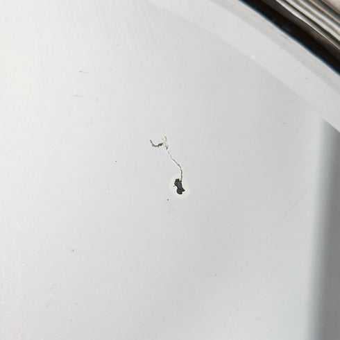 1905年 英国アンティーク 純銀製フレーム デスクミラー化粧鏡 Elkington