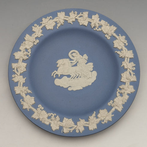 英国ヴィンテージ ウェッジウッド ジャスパーウェア製 ディッシュ ペールブルー