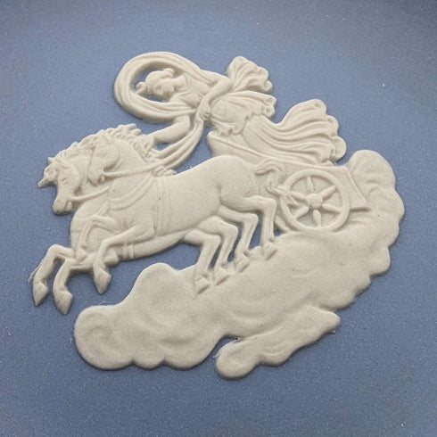 British Vintage Wedgwood Jasperware Dish Pale Blue
