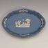 British Vintage Wedgwood Jasperware Oval Dish Pale Blue
