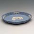 British Vintage Wedgwood Jasperware Oval Dish Pale Blue