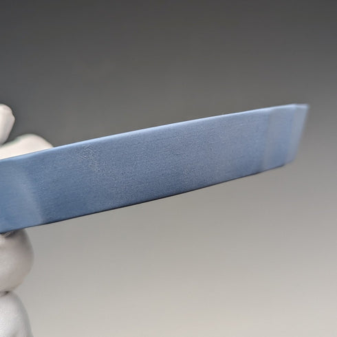 英國復古韋奇伍德碧玉橢圓形盤子淡藍色