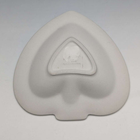 British Vintage Wedgwood Jasperware Spade-Shaped Dish White