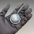 1921 British Antique Wedgwood Jasperware Paperweight Sterling Silver Decoration