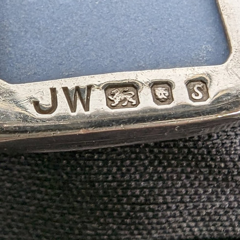 1973 年英國復古韋奇伍德純銀和碧玉吊墜項鍊