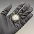 Circa 1900 Antique Swiss made small pocket watch Engraved silver side case Good working condition