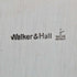 英國復古鍍銀圖庫托盤帶腿直徑 25 公分 Walker&Hall