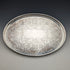 British Vintage Silver Plated Oval Gallery Tray Baker Ellis
