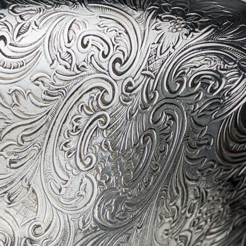 英國復古鍍銀高腳碗盤 Barker Ellis