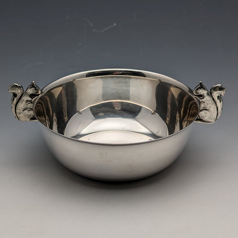 US Vintage Silver Plated Squirrel Decor Bowl WALLACE