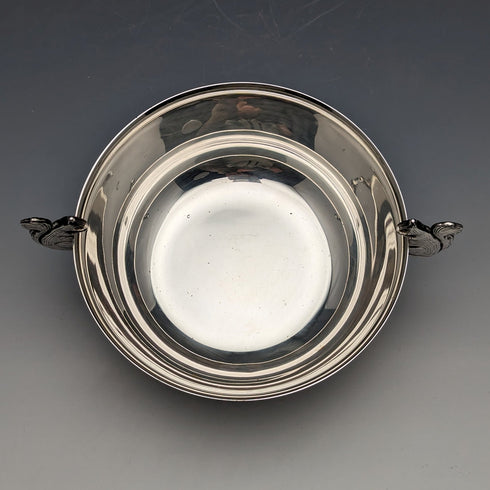 US Vintage Silver Plated Squirrel Decor Bowl WALLACE