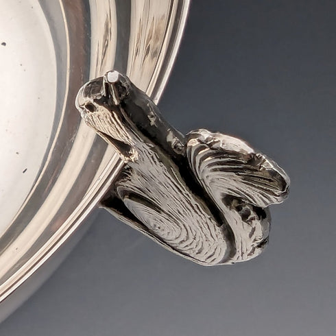 US Vintage Silver Plated Squirrel Decor Bowl WALLACE