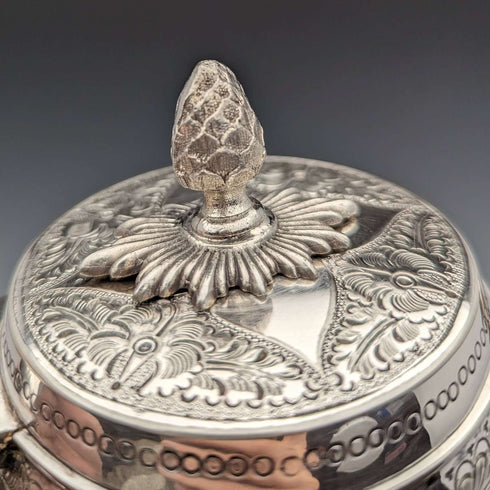 Circa 1880 British antique silver plated teapot