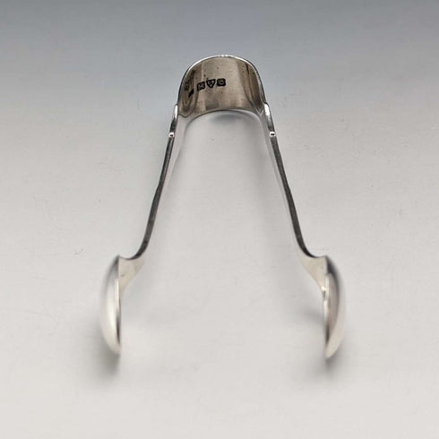 1914 British Antique Sterling Silver Sugar Tongs 24g Stokes&Ireland