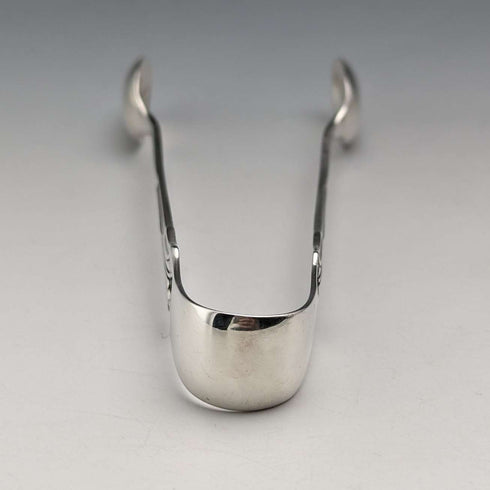 1914 British Antique Sterling Silver Sugar Tongs 24g Stokes&Ireland