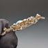 Vintage Blue Stone & Filigree Silver Brooch