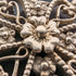 Circa 1930 British Vintage Sterling Silver Floral Decor Cross Pendant Boorman & Son
