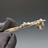 Circa 1930 British Vintage Sterling Silver Floral Decor Cross Pendant Boorman & Son