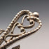 Circa 1930 British Vintage Sterling Silver Floral Decor Cross Pendant Boorman & Son