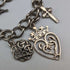 1970s British Vintage Sterling Silver Charm Bracelet 26g