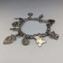 1970s British Vintage Sterling Silver Charm Bracelet 26g