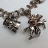 1971 British Vintage Sterling Silver Charm Bracelet 39g