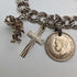 1971 British Vintage Sterling Silver Charm Bracelet 39g