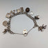 1971 British Vintage Sterling Silver Charm Bracelet 39g