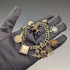 1971 British Vintage Sterling Silver Charm Bracelet 39g
