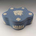 British Vintage Wedgwood Jasperware Star-shaped Box Holder Pale Blue