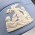 British Vintage Wedgwood Jasperware Star-shaped Box Holder Pale Blue