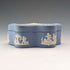 British Vintage Wedgwood Jasperware Star-shaped Box Holder Pale Blue