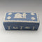British Vintage Wedgwood Jasperware Rectan Box Accessory Pale Blue